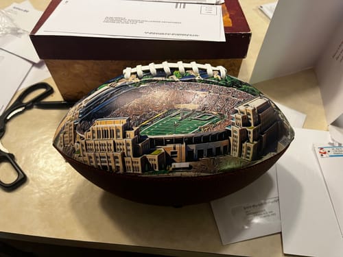 Customer photo review of Notre Dame Stadium Football