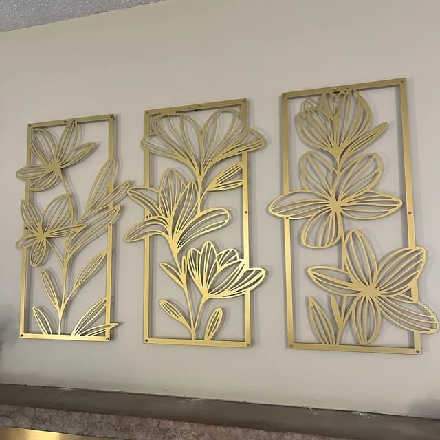Customer photo review of Daylily Metal Duvar Tablosu