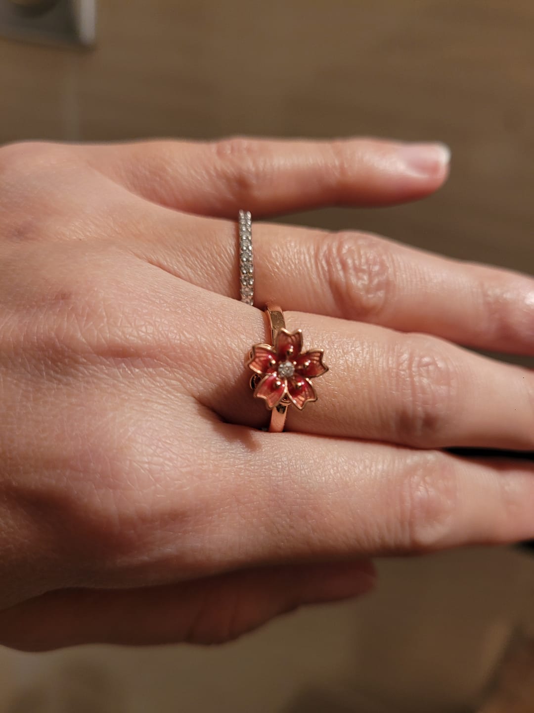 Customer photo review of Bague d'Anxiété Ajustable - CAMÉLIA