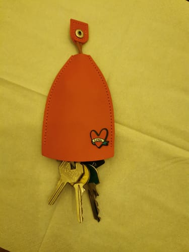 Customer photo review of Graziosa borsa portachiavi in pelle PU