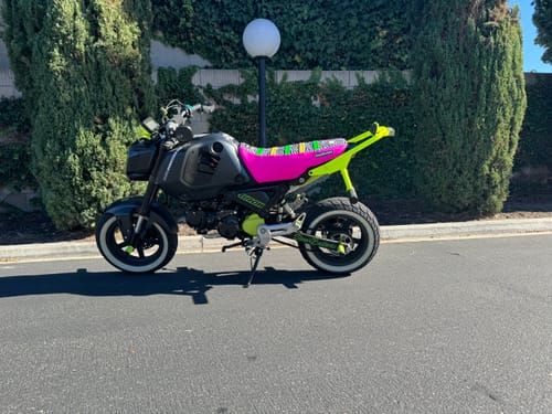 Customer photo review of Custom Seat Cover: 21-'24 GROM