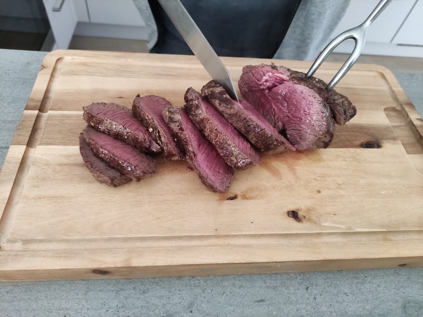Customer photo review of Damast Gyuto Messer