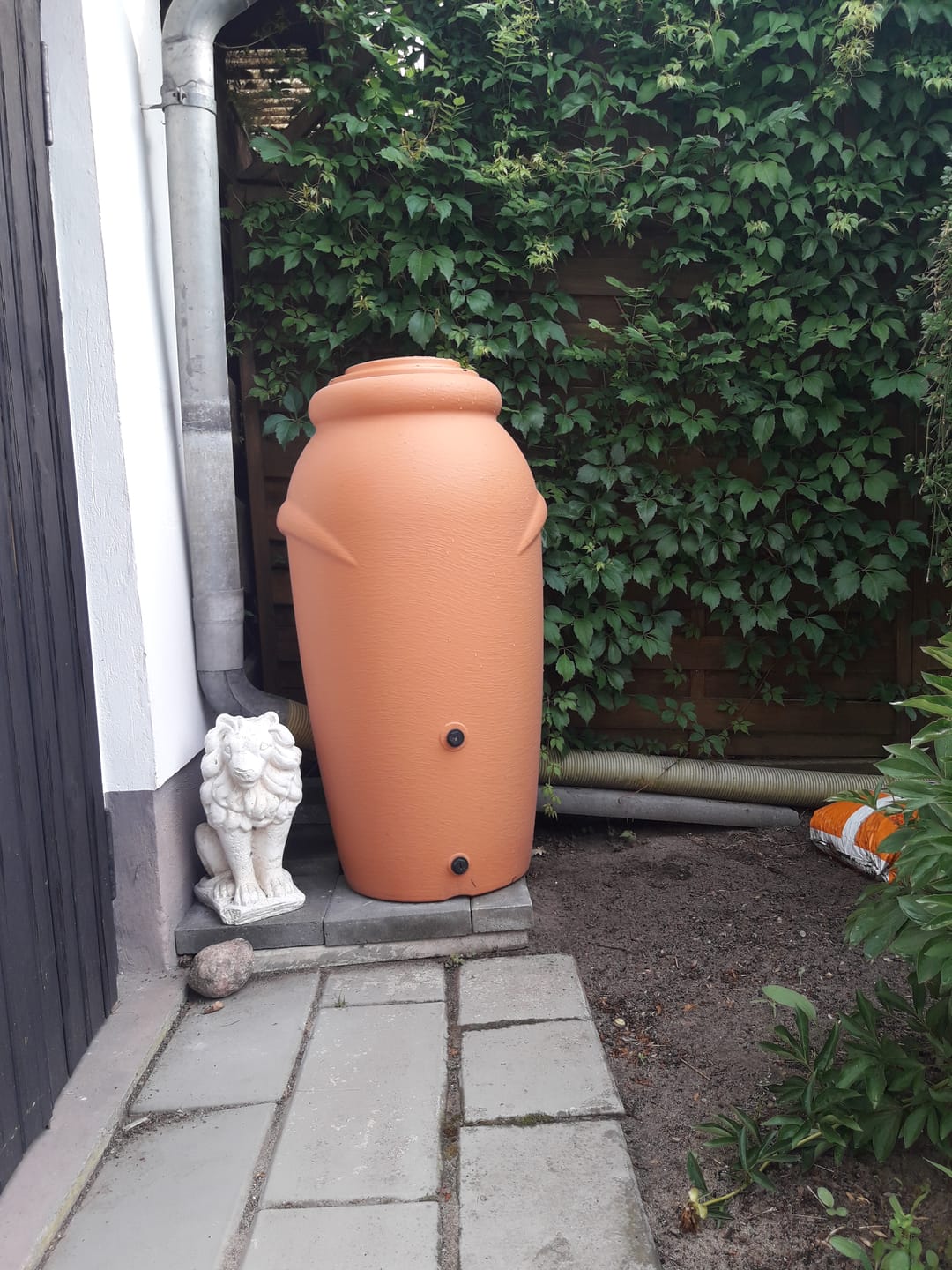 Kundenfoto: Rain barrel 210/360/440 liters - amphora design 