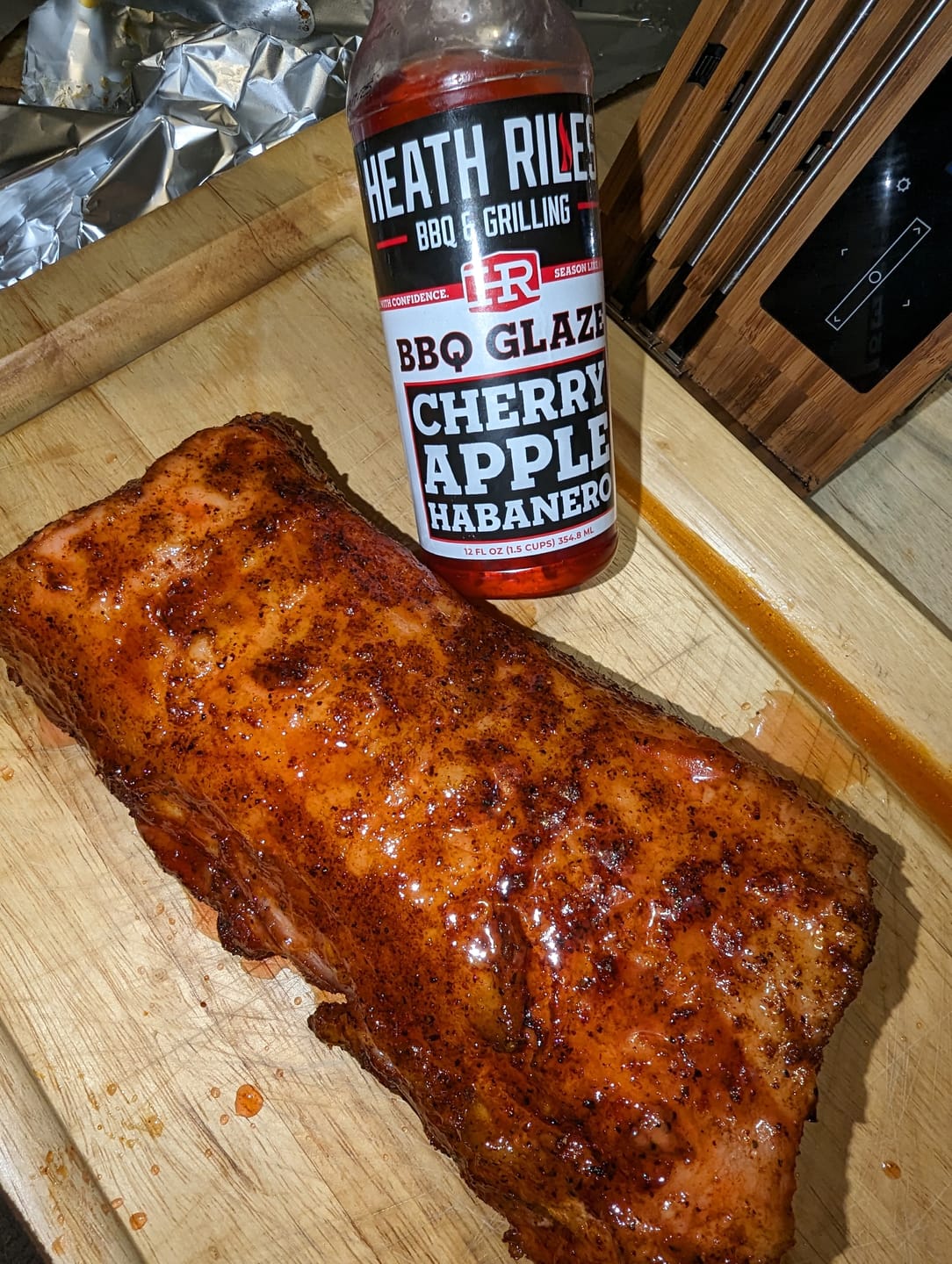 Customer photo review of Heath Riles BBQ Glaze 3 Pack