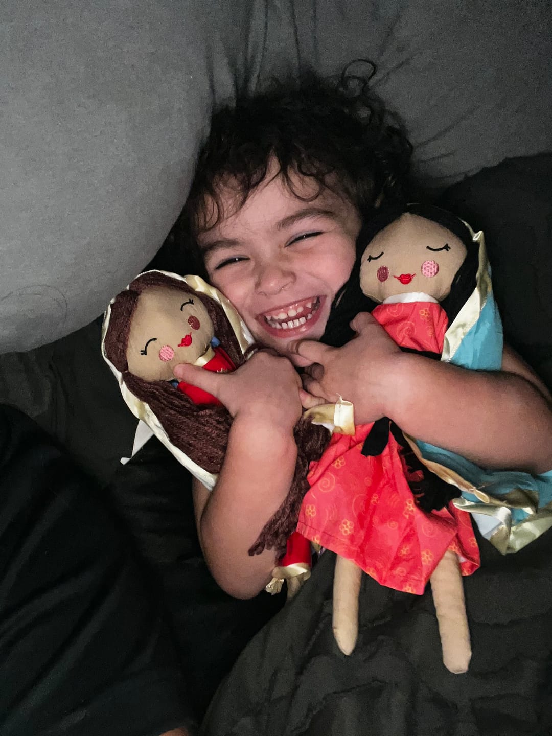 Customer photo review of Our Lady of Guadalupe Rag Doll