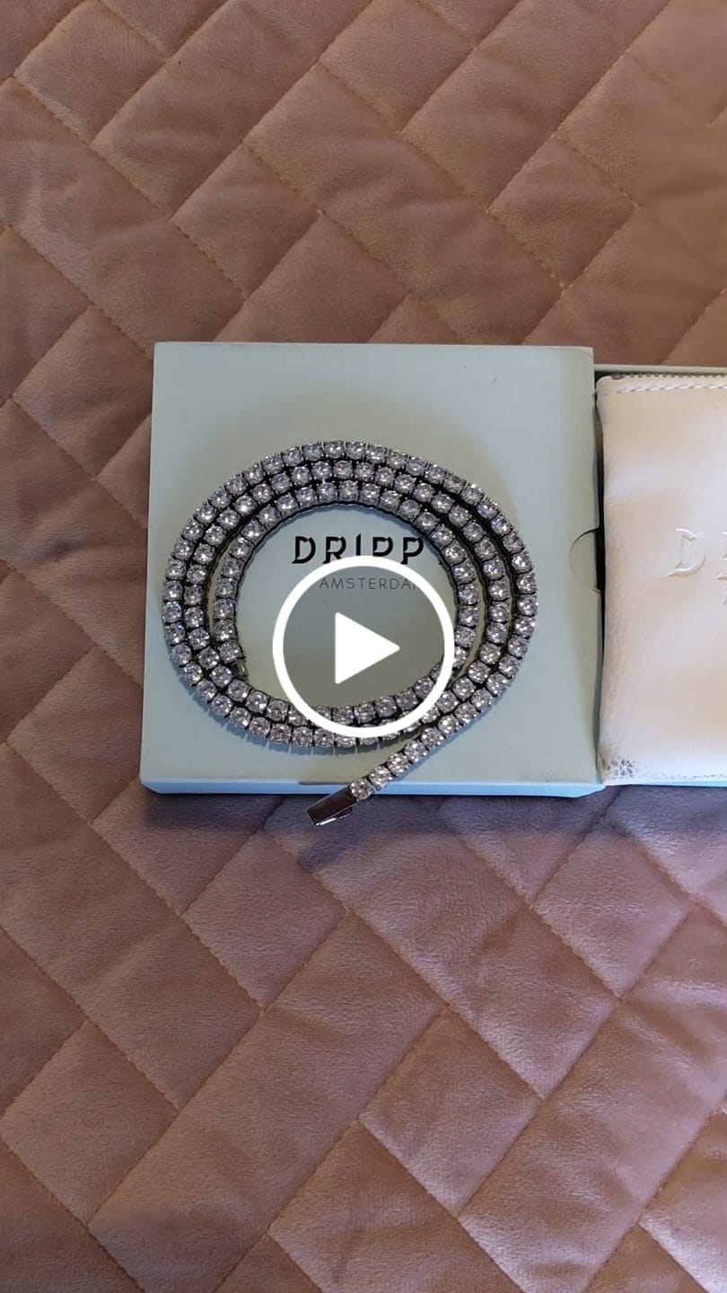 Customer video review of ICE BREAKER CHAIN. - 5MM WHITE GOLD