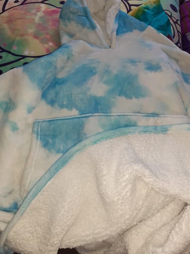 Customer photo review of Happy Hoodie Clouds Classic Hoodie