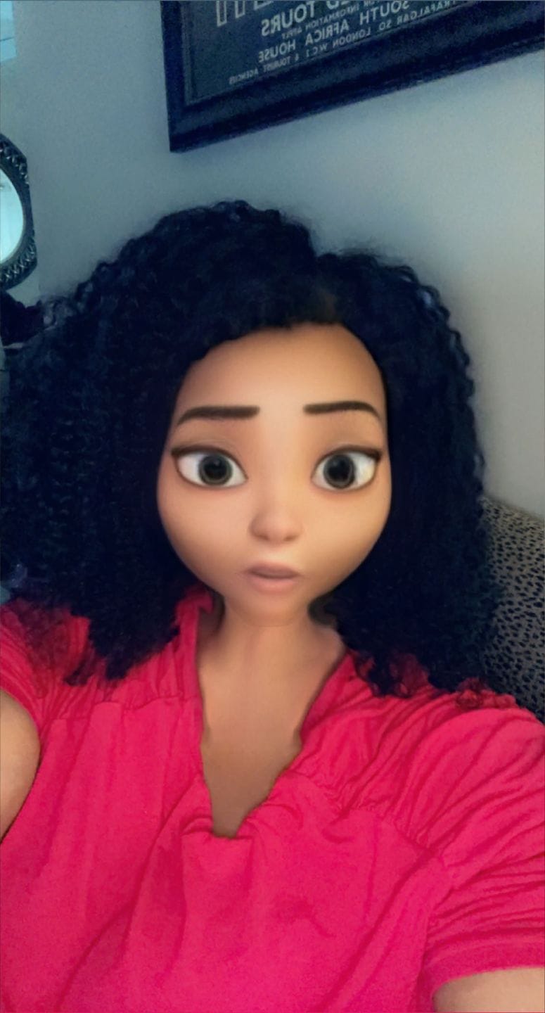 Customer photo review of Nicole Burmese 4A Kinky Curly - InvisiRoot™ Clip-ins (AKA TrueRoot™ Clip-ins)