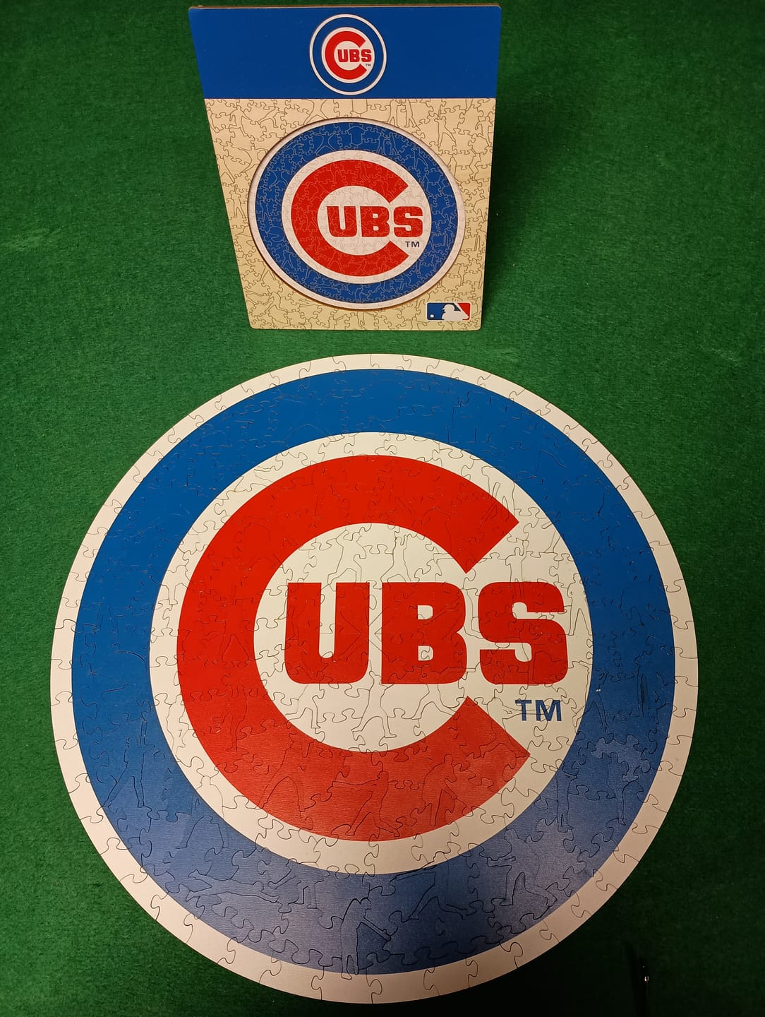 Customer photo review of Chicago Cubs™ - Wooden Puzzle