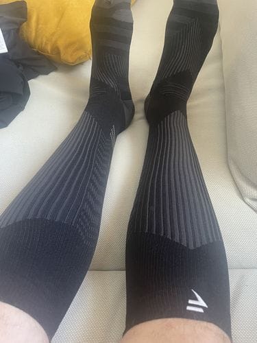 Customer photo review of Flytex V2 Compression Socks