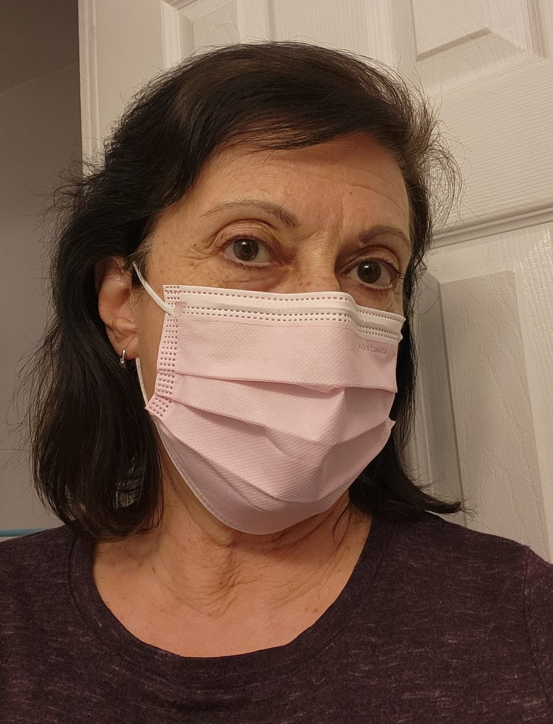 Customer photo review of ASTM Level 3 Medical Procedure Face Mask Made in Canada