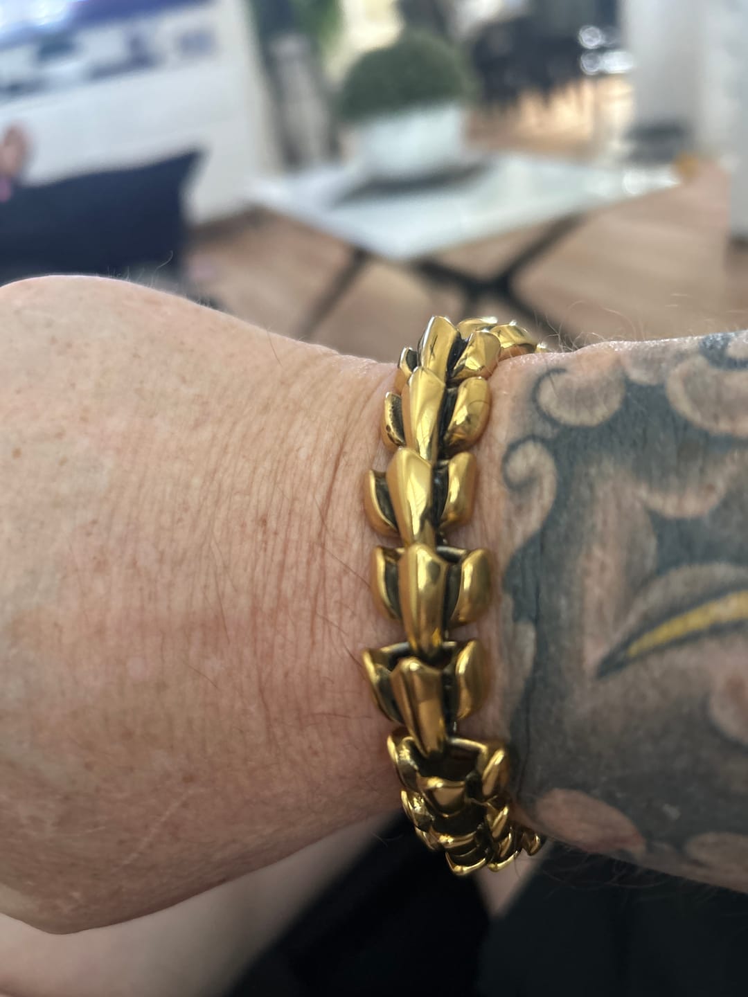 Customer photo review of The Midgard Serpent - Stainless Steel Bracelet