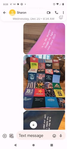 Customer photo review of Embroidery