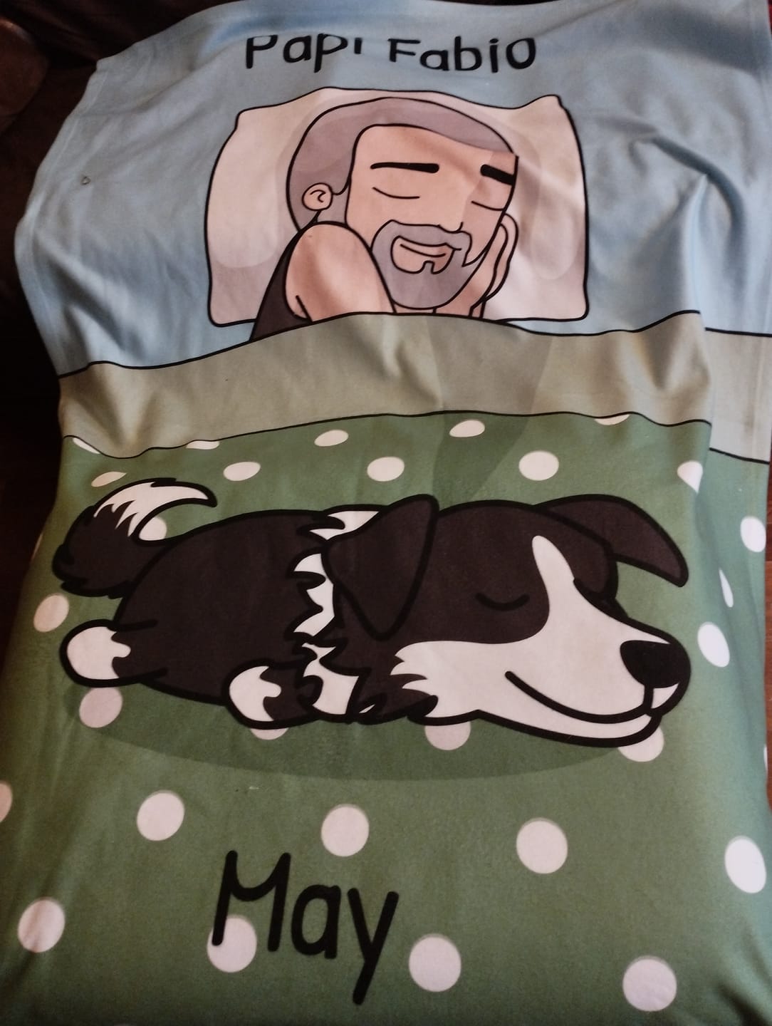 Customer photo review of Tempo di coccole con gli animali domestici (Singolo) - Plaid personalizzato