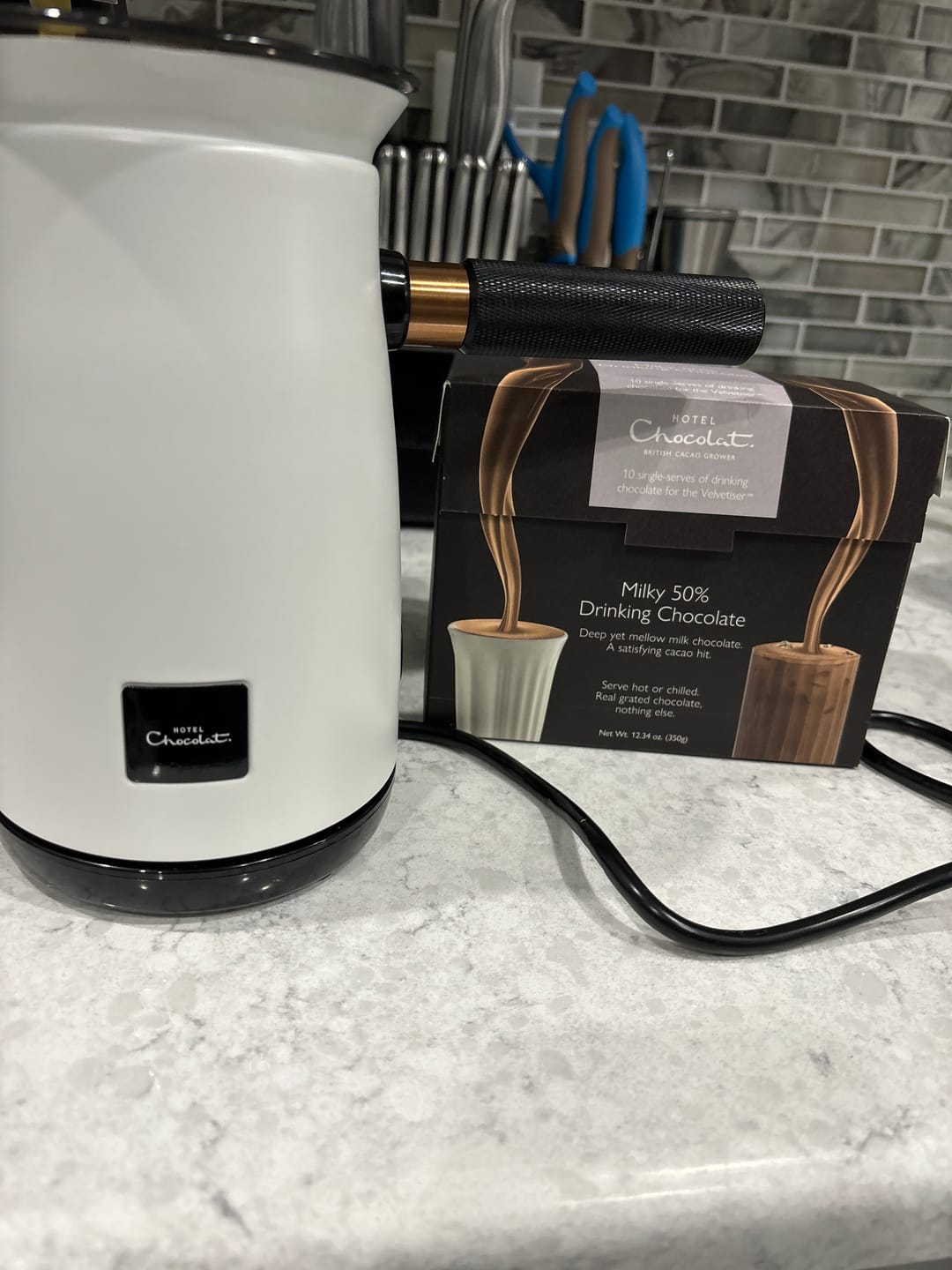 Customer photo review of Milky 50% Hot Chocolate Flakes
