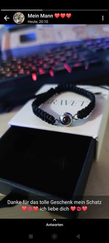 Customer photo review of Gravet Personalisiertes Armband + Geschenkbox