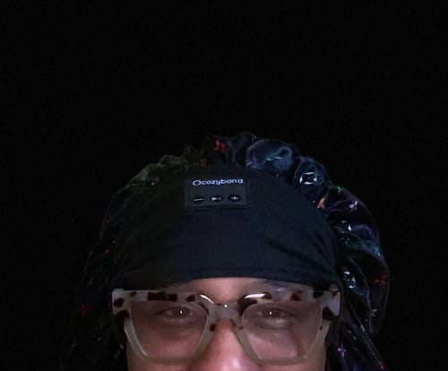 Customer photo review of CozyBand Wireless Headphones