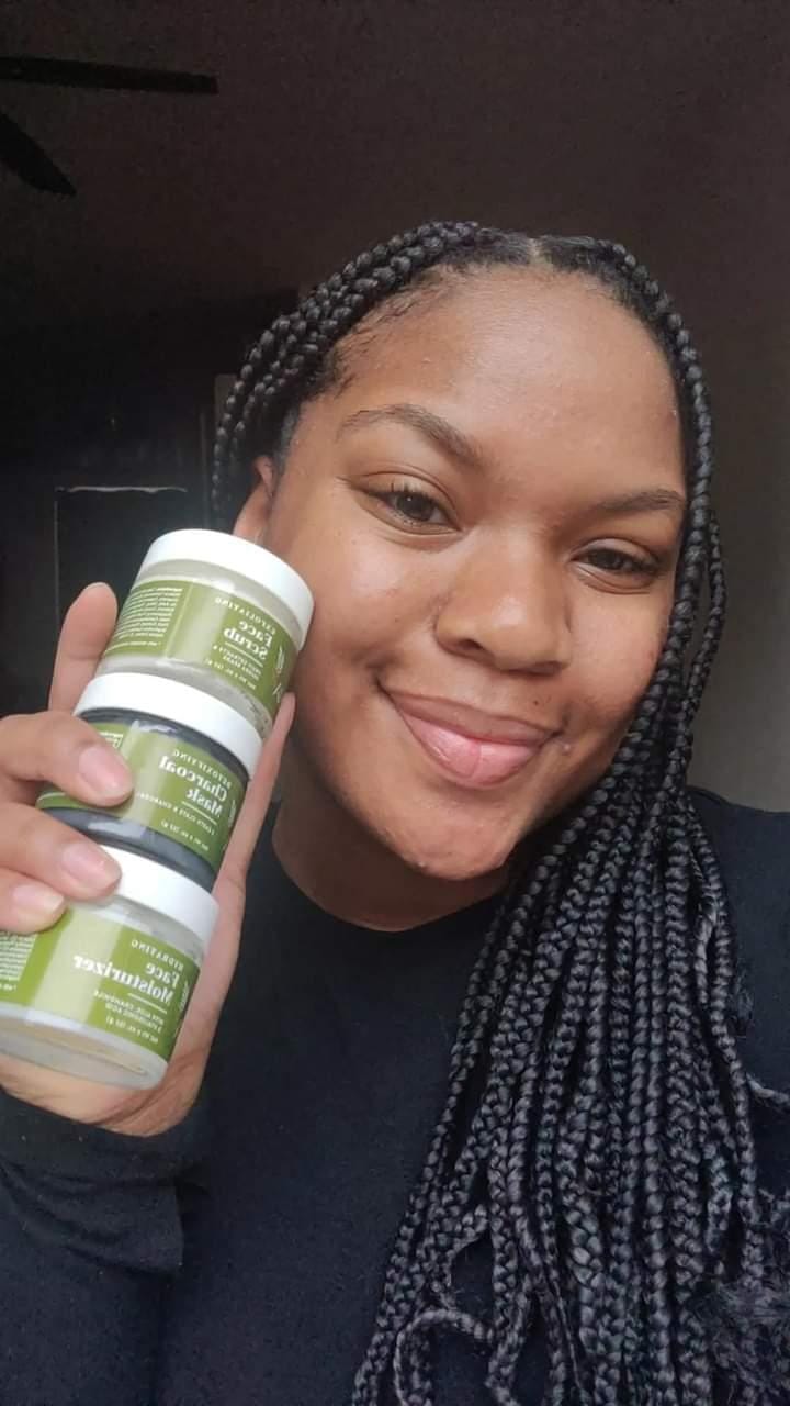 Customer photo review of Exfoliating Skin Kit
