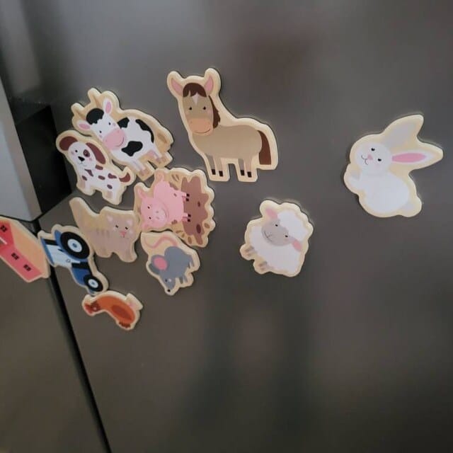 Customer photo review of Kühlschrankmagnete: Bauernhof