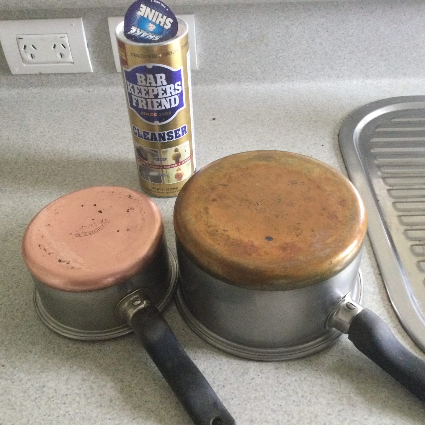 Customer photo review of BIG DUO - Bar Keepers Friend XXL