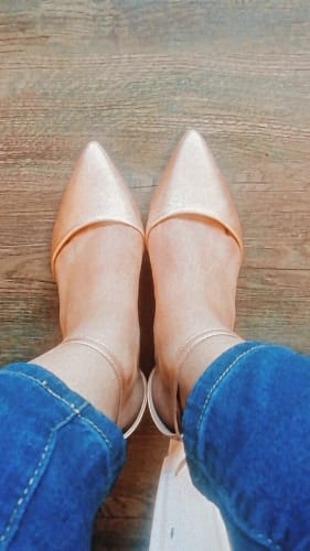 Customer photo review of Butterfly Feet Zara 2 - Rose Gold