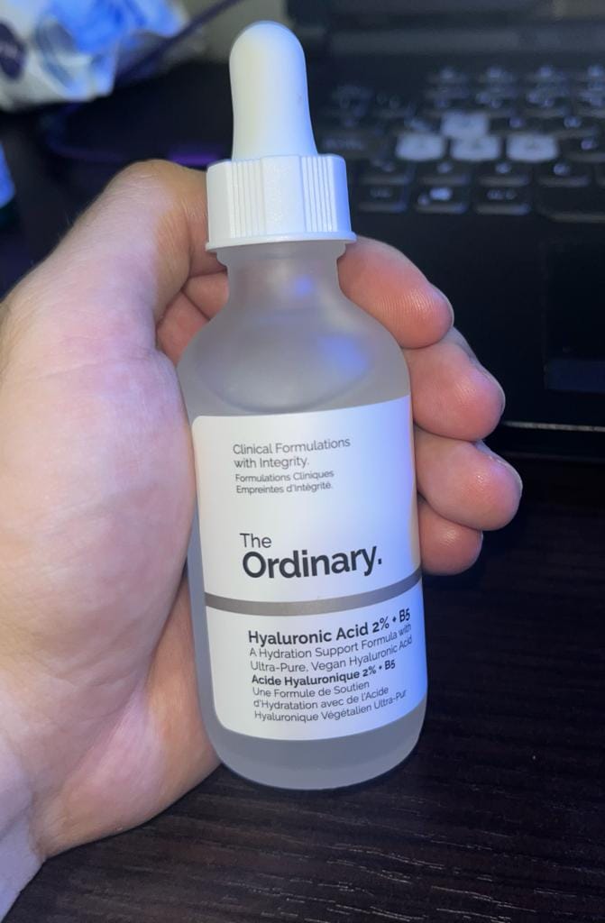 Customer photo review of Hyaluronic Acid 2% + B5 Hydrating Serum