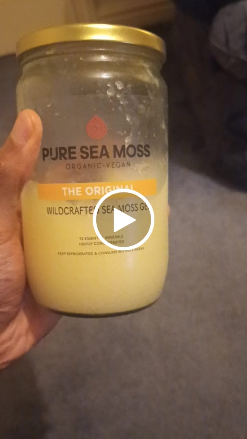 Customer video review of The Original - Gold Plain Sea Moss Gel