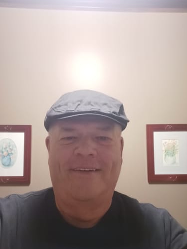 Customer photo review of Big Hooligan Cap, Navy Cotton