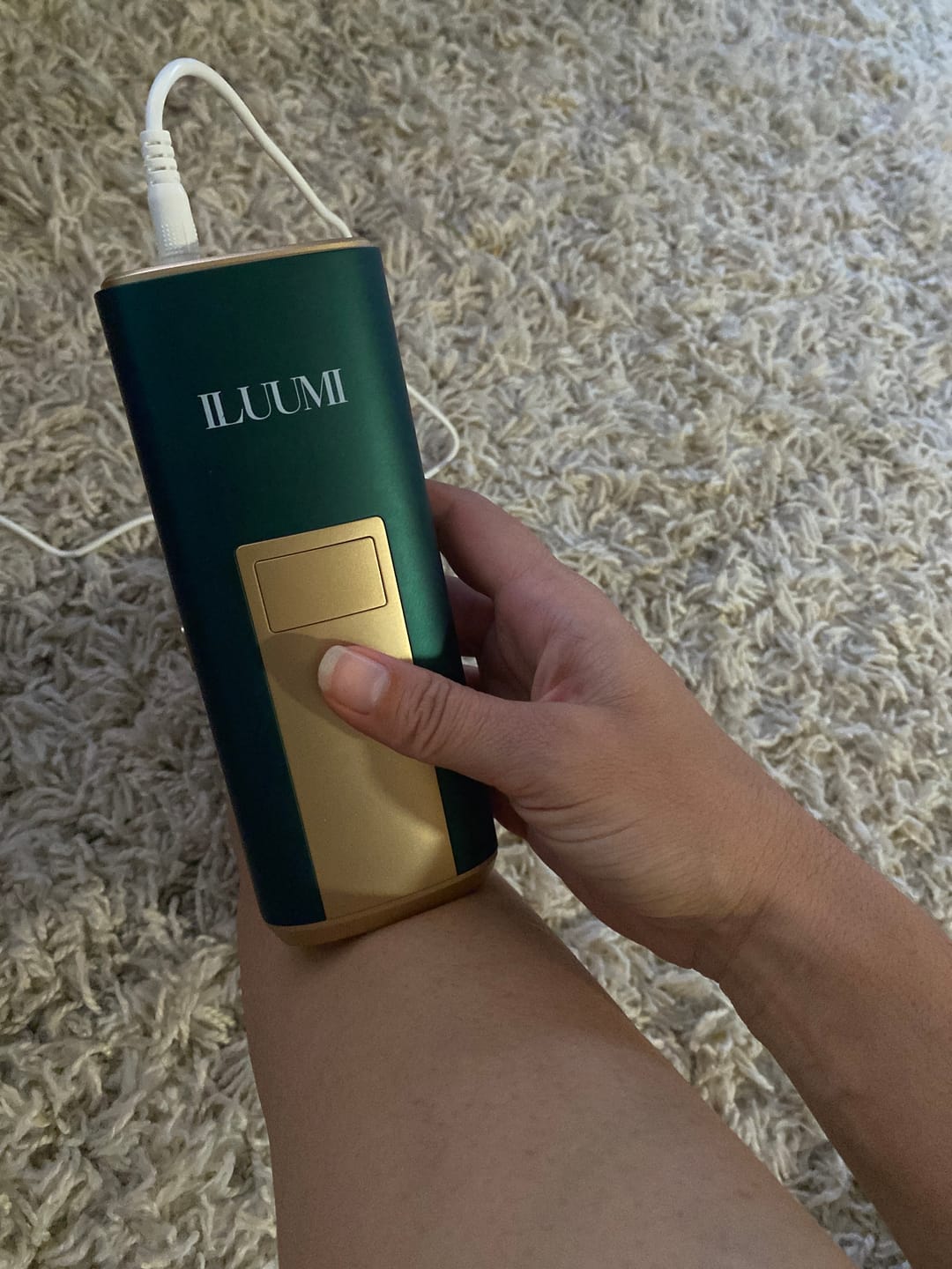 Customer photo review of LaserSmooth - IPL Hair Removal Handset