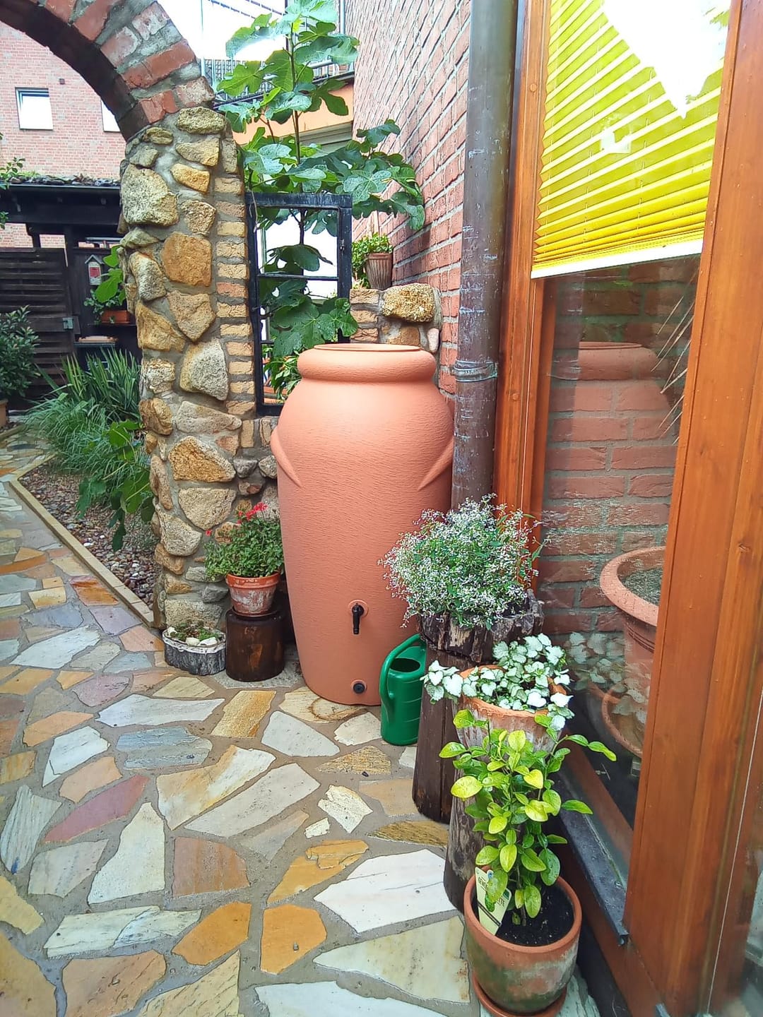 Kundenfoto: Rain barrel 210/360/440 liters - amphora design 