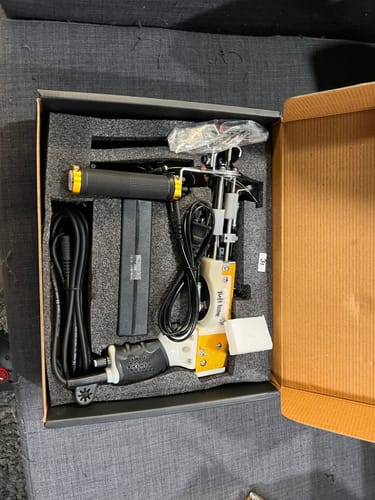 Customer photo review of The Spider — Cut & Loop Pile Tufting Machine