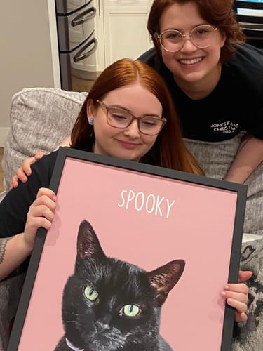 Customer photo review of Classic - Custom Pet Portrait