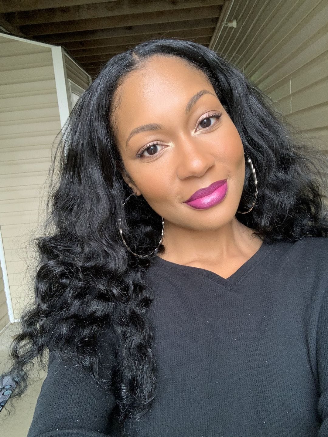 Customer photo review of Dominique - Virgin Cambodian Hair - InvisiRoot Thin-Part Wig™️
