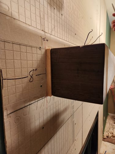 Customer photo review of Rustic Mantels