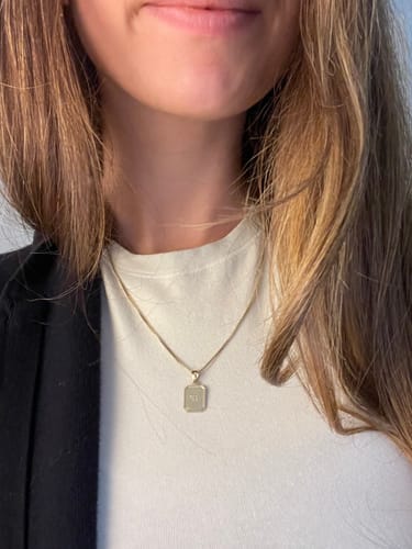 Customer photo review of Vintage Chai Necklace