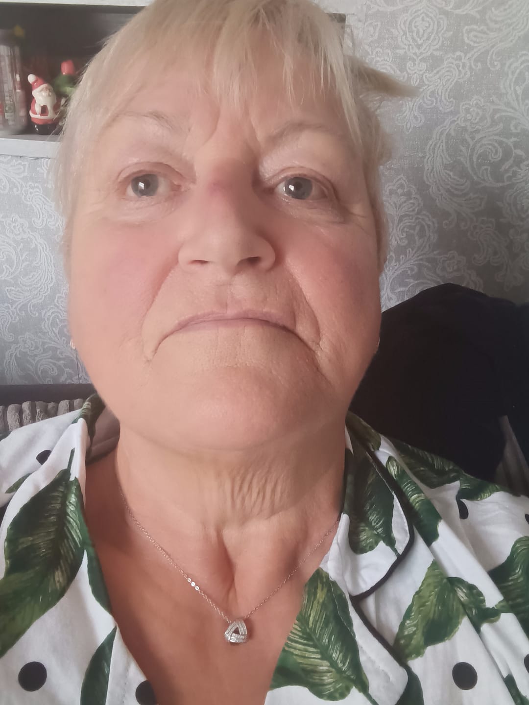 Customer photo review of To My Wonderful Wife - Infinity Knot Necklace