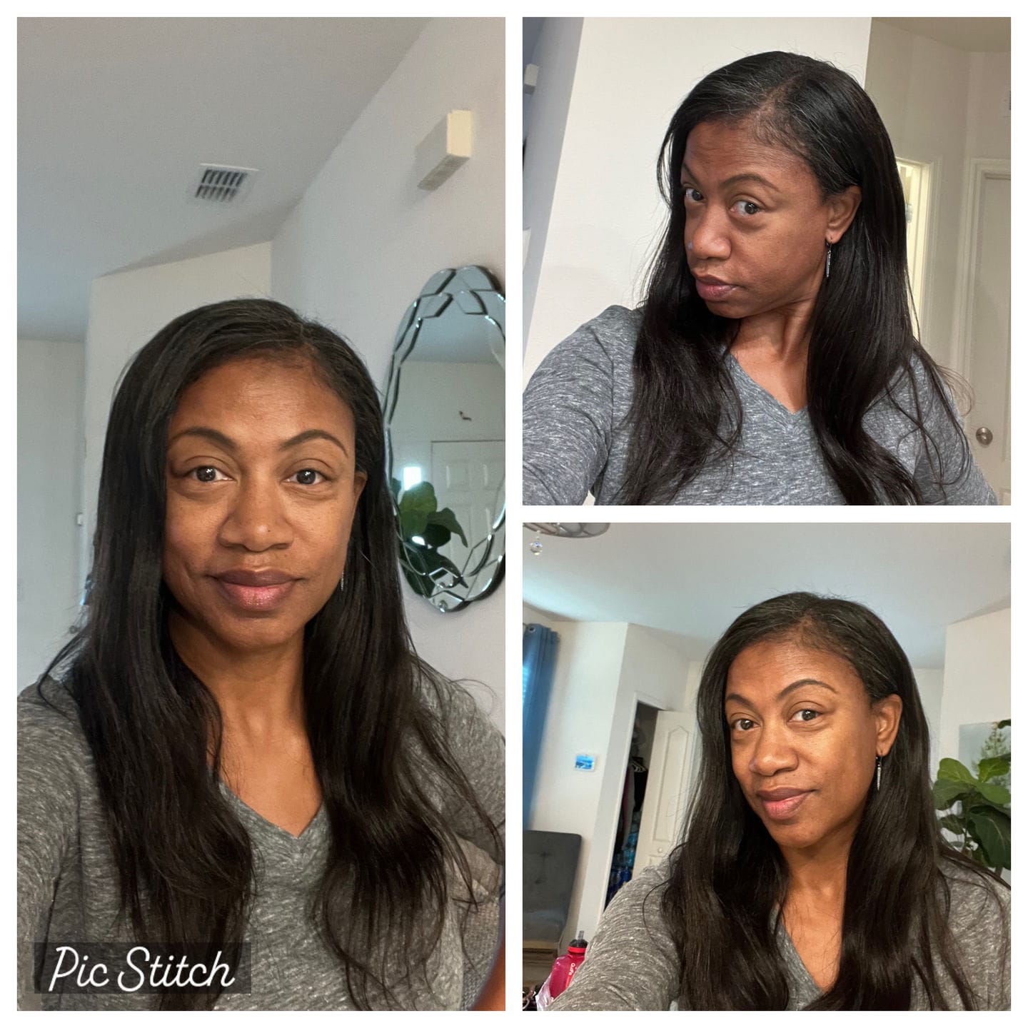 Customer photo review of Kelsey Cambodian Light/Medium Yaki Course - Traditional Weft Clip In Bundles