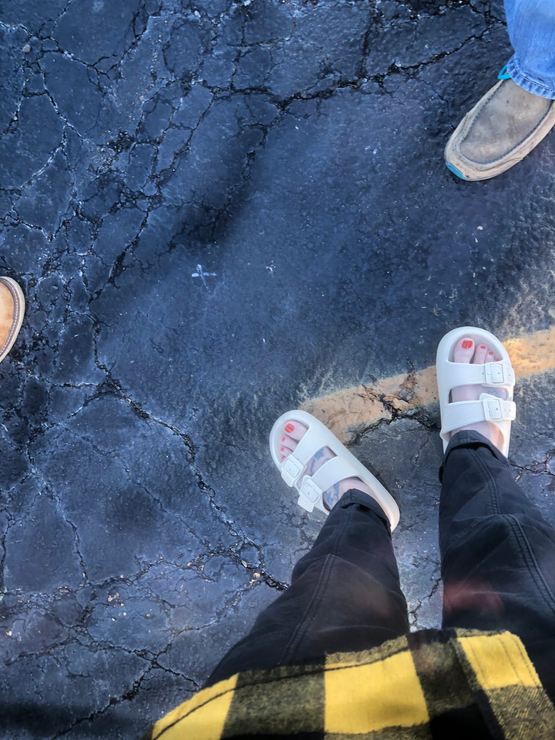 Customer photo review of Cushion Sandals - Cloud Slides