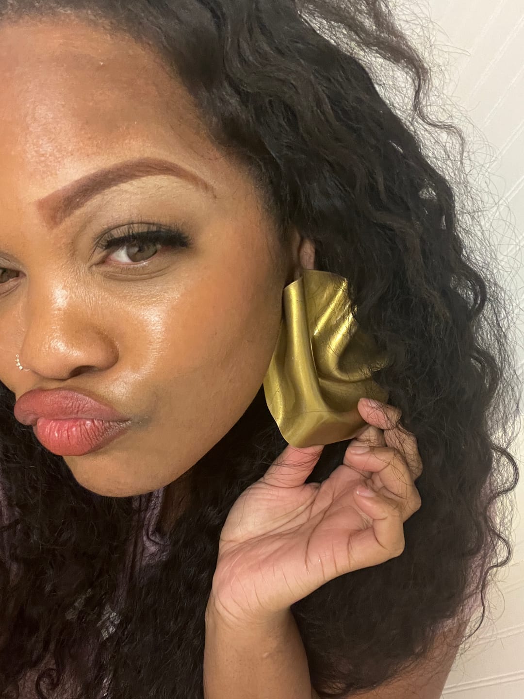 Customer photo review of "Lexi" Stud - All Colors