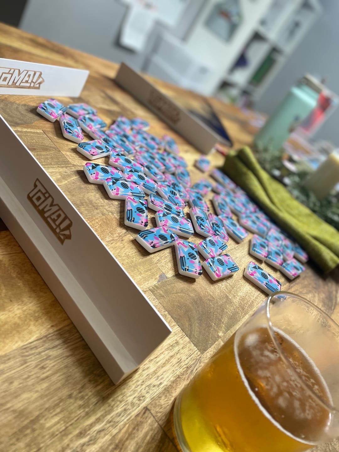 Customer photo review of Flamingo Dominos (DOUBLE 6/DOUBLE 9)