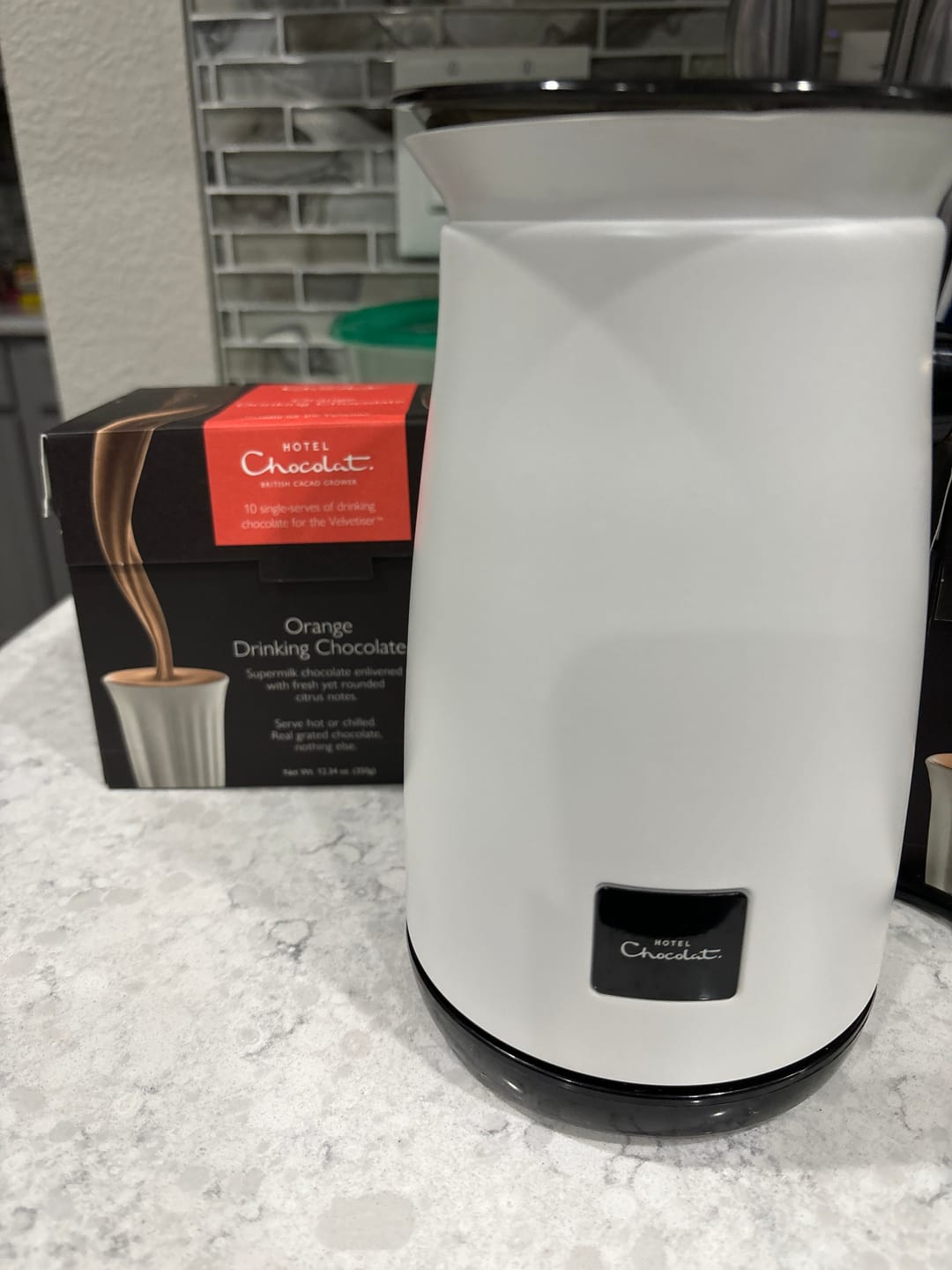 Customer photo review of Orange Supermilk Hot Chocolate Flakes