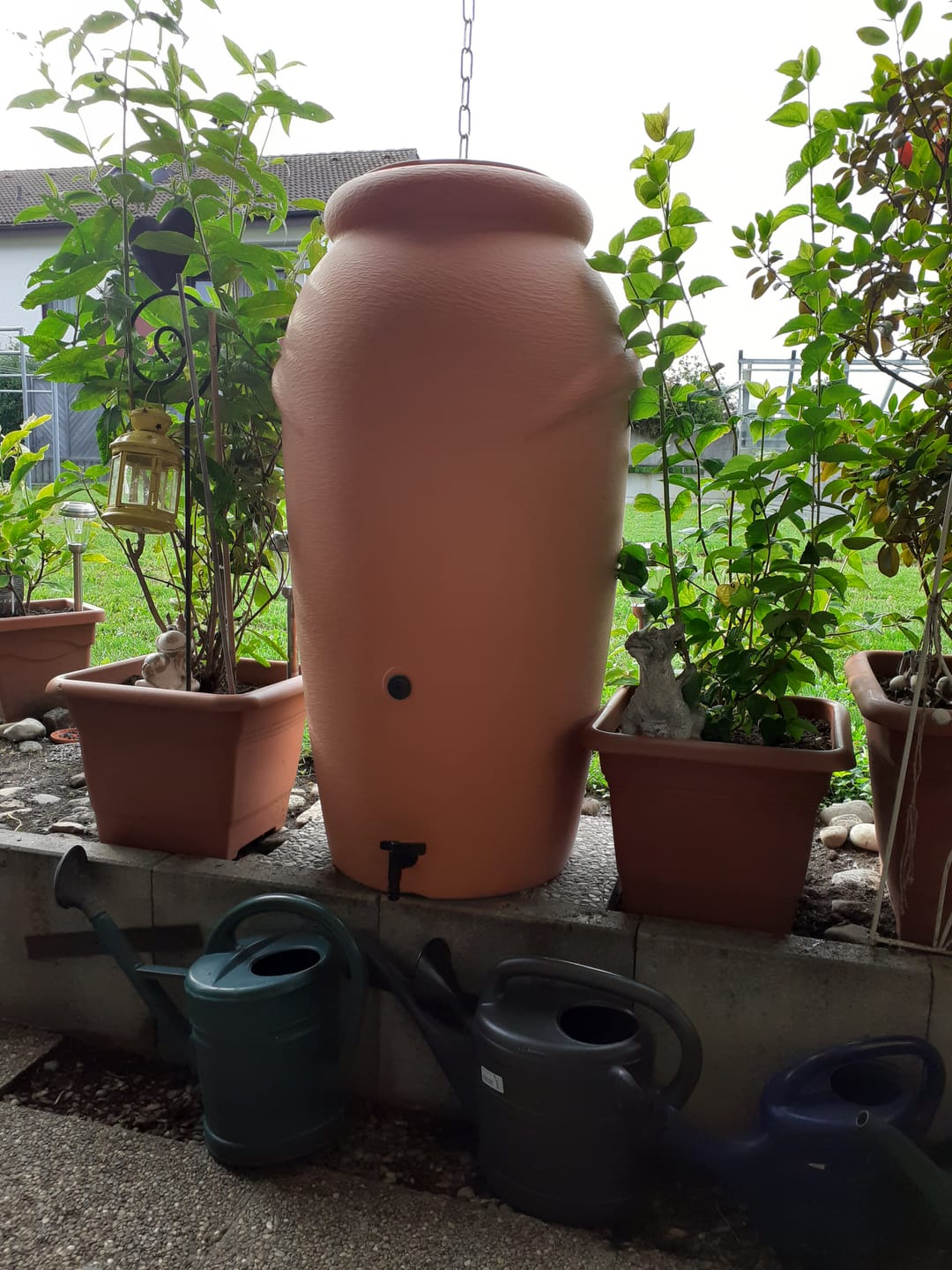Kundenfoto: Rain barrel 210/360/440 liters - amphora design 