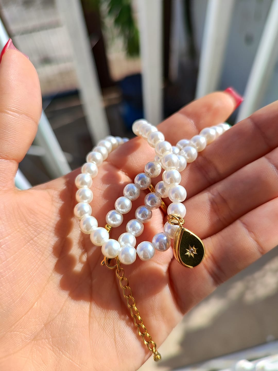 Customer photo review of Collar Pearl Stella