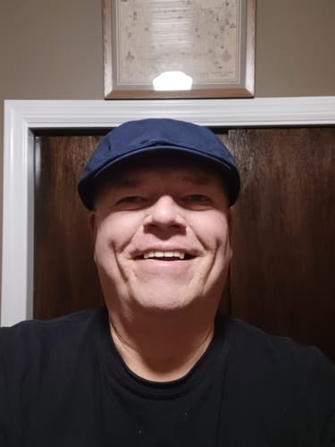 Customer photo review of Big Hooligan Cap, Navy Cotton