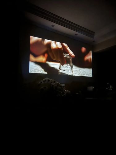 Customer photo review of Full HD Mini Portable Projector