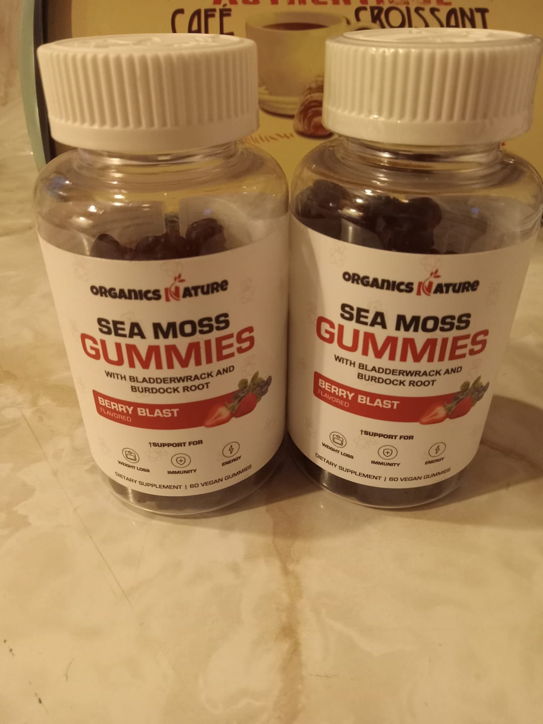 Customer photo review of Irish Sea Moss Gummies With Bladderwrack & Burdock