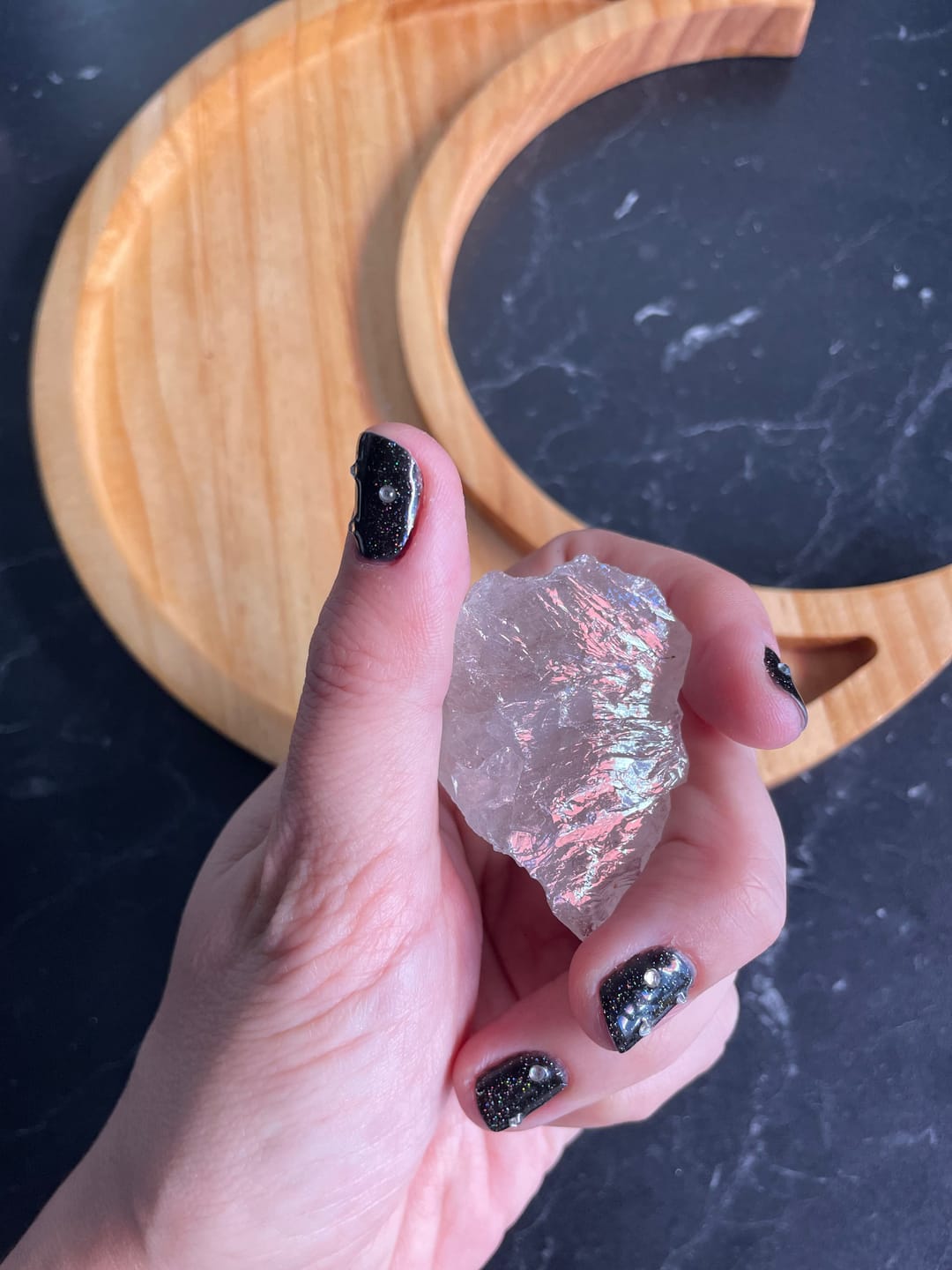 Customer photo review of Cristal de roca Masivo | Meditación - Positividad
