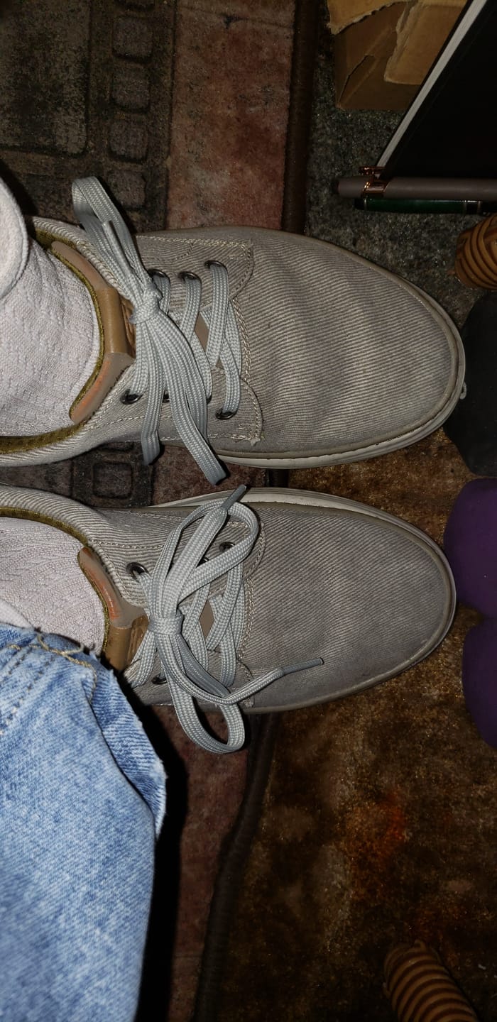 Customer photo review of Flat Standard Shoe Laces - Solids