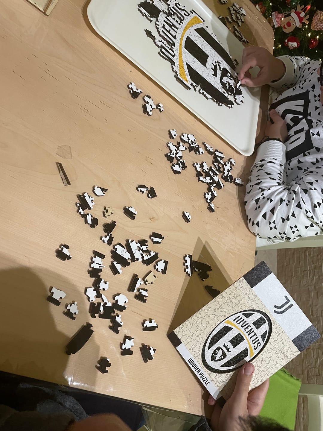 Customer photo review of Retro Logo Juventus® - Puzzle di Legno