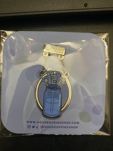 Customer photo review of Indigo: Wild Flower & Still Life Pins